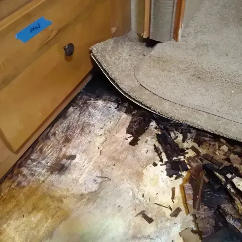 Wood Floor Water Damage in South River, NJ